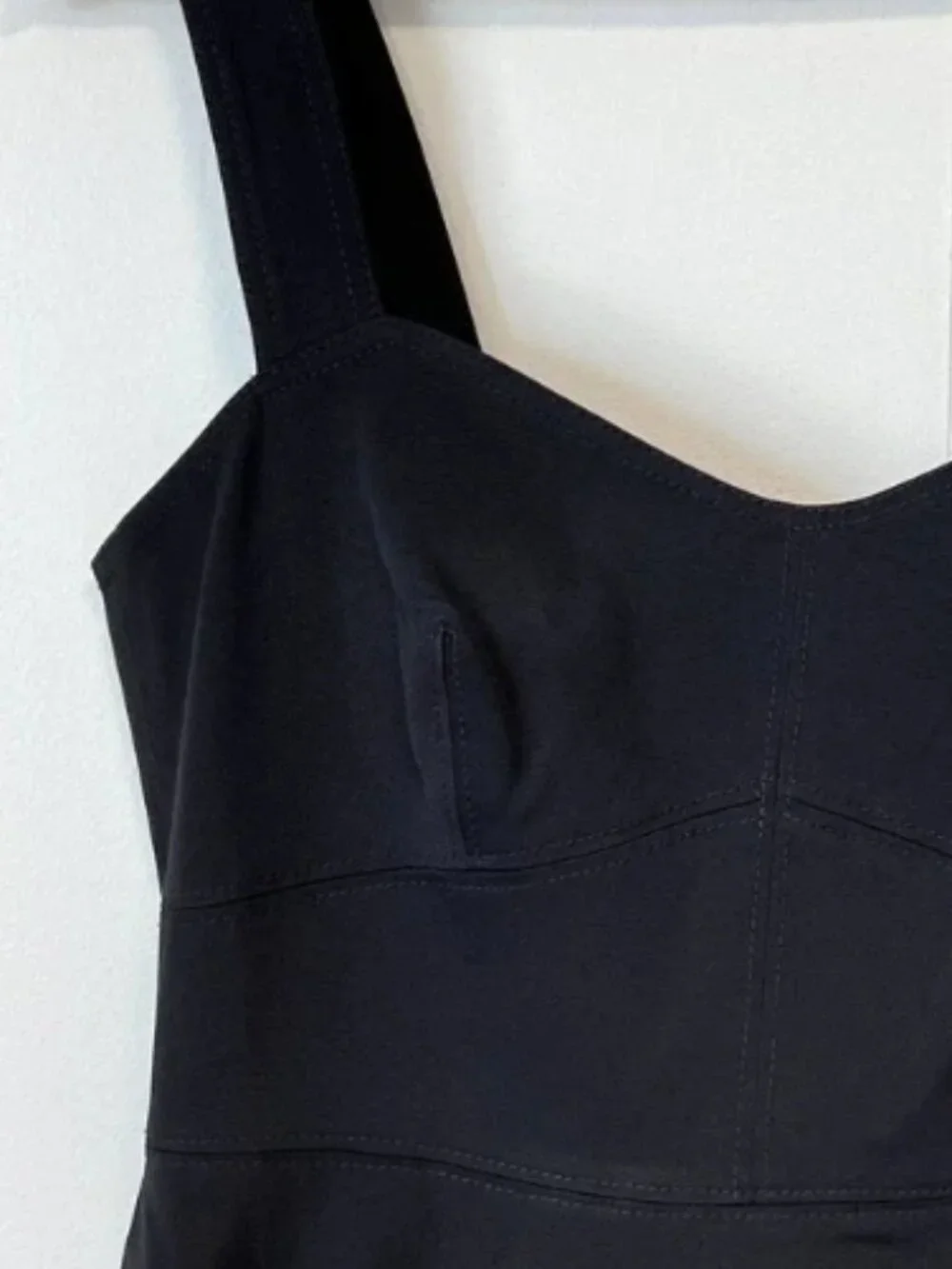 J. Crew Dress Stretch Faille Sheath Sleeveless L6376 Black Sz 6 NWT - Picture 6 of 11